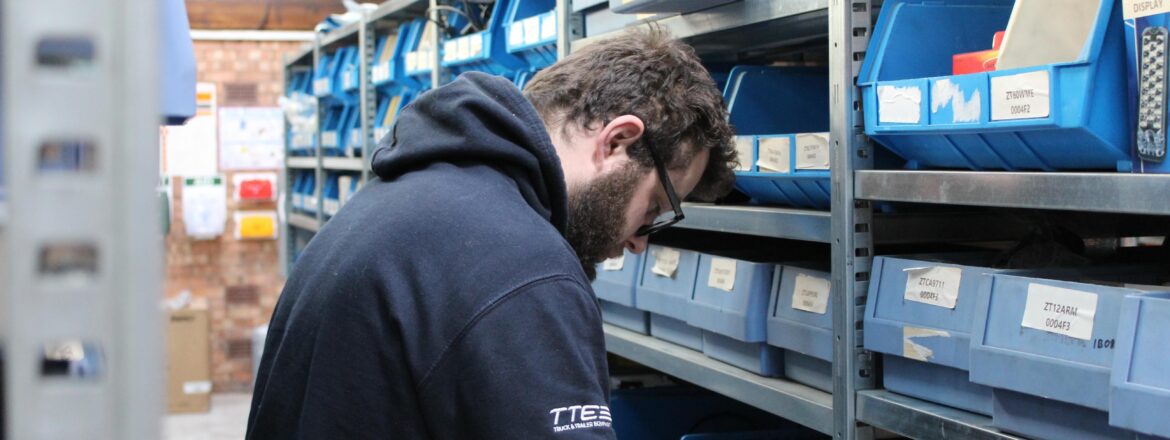TTE Staff Member picking and packing